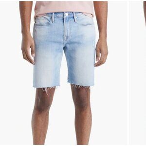 FRAME L’Homme Cutoff Denim Shorts, Size 36 N61